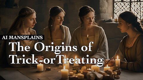 "Souling" the Ancient Origins of Trick-or-treating "Explained" with AI's Superior Complex!I!