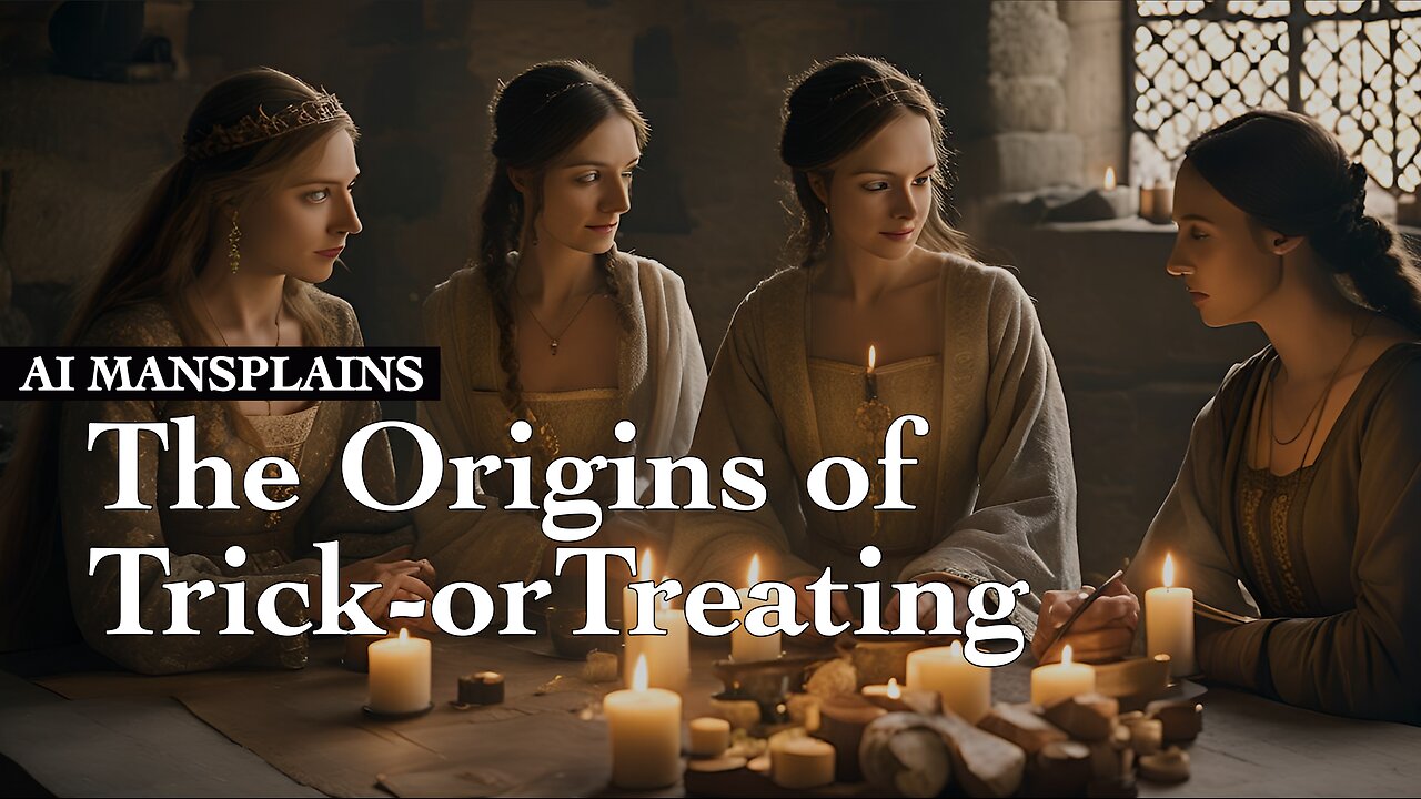 "Souling" the Ancient Origins of Trick-or-treating "Explained" with AI's Superior Complex!I!