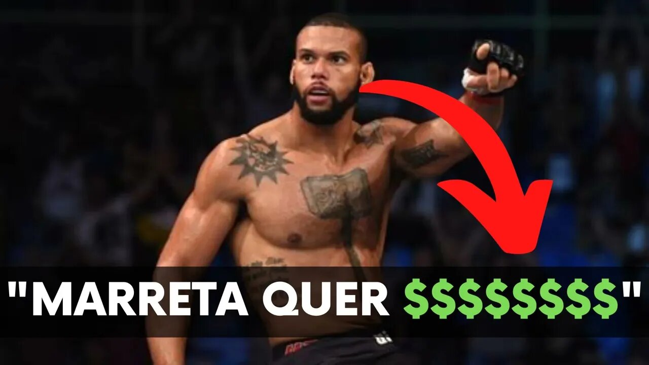 Thiago Marreta quer lutar contra Jake Paul na PFL parafraseando Renato Moicano