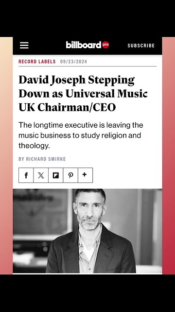 CEO of Universal Music UK is stepping down after 17 years