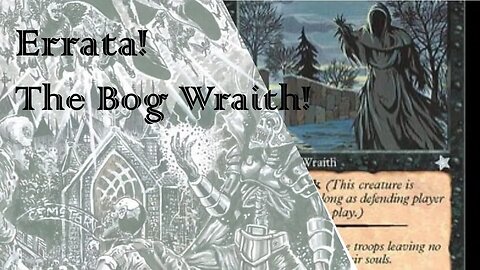 The Bog Wraith in The Shades of Dominion!