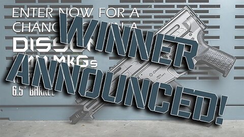 May Winner Announced! DISSENT 9mm (Glock)
