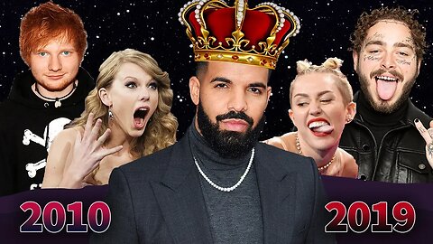 Artistas De La Década 2010 - 2019 | Drake, Ed Sheeran, Taylor Swift Y Más