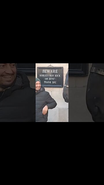 Right under the sign#horseguardsparade