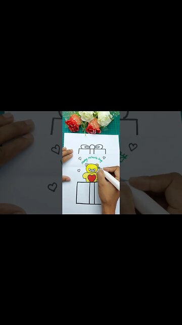 Mother's Day surprise card making easy #drawing #shorts #viral #reels