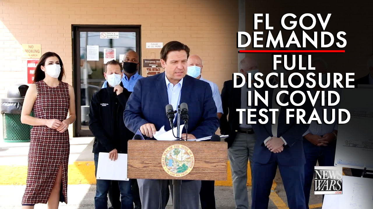 Florida Governor Demands Full Disclosure in Covid Test Fraud