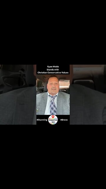 Stunning and Brave Ryan Webb stands with values!#agenda #shorts #standwithryanwebb #publicadvocate