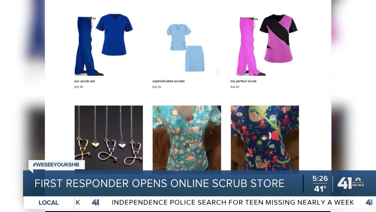 First responder opens online scrub store