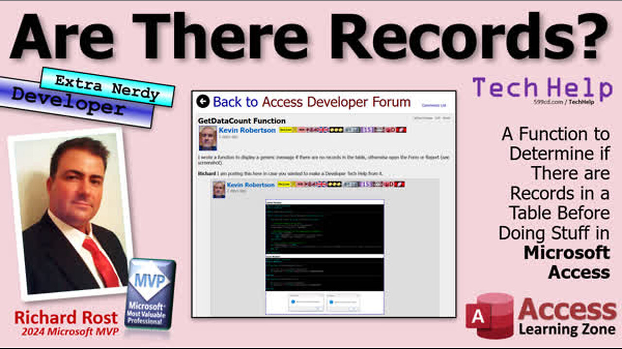 A Function to Determine if There are Records in a Table Before Doing Stuff in Microsoft Access