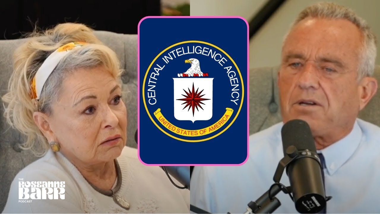 "I know how to fix the CIA" - Roseanne with RFK Jr.