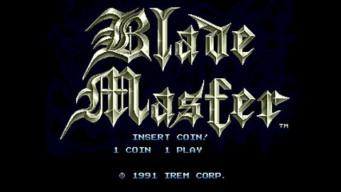 Blade Master, Arcade Game, irem 1991, playthrough