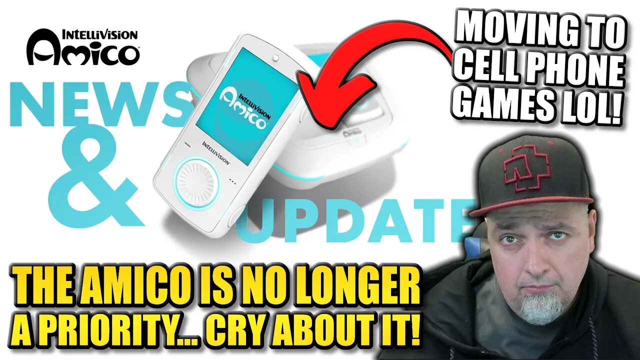 Intellivision AMICO IS NOW Cell Phone Games! Console NOT The Priority!