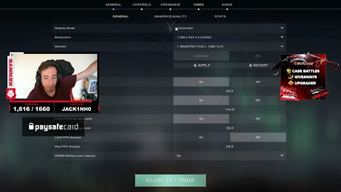 Valorant Video Settings kennyS