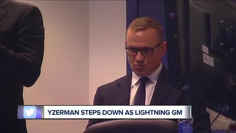 Steve Yzerman steps down as Lightning GM, won't commit to future plans