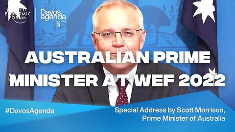Scott Morrison Receiving His Marching Orders From The World Economic Forum
