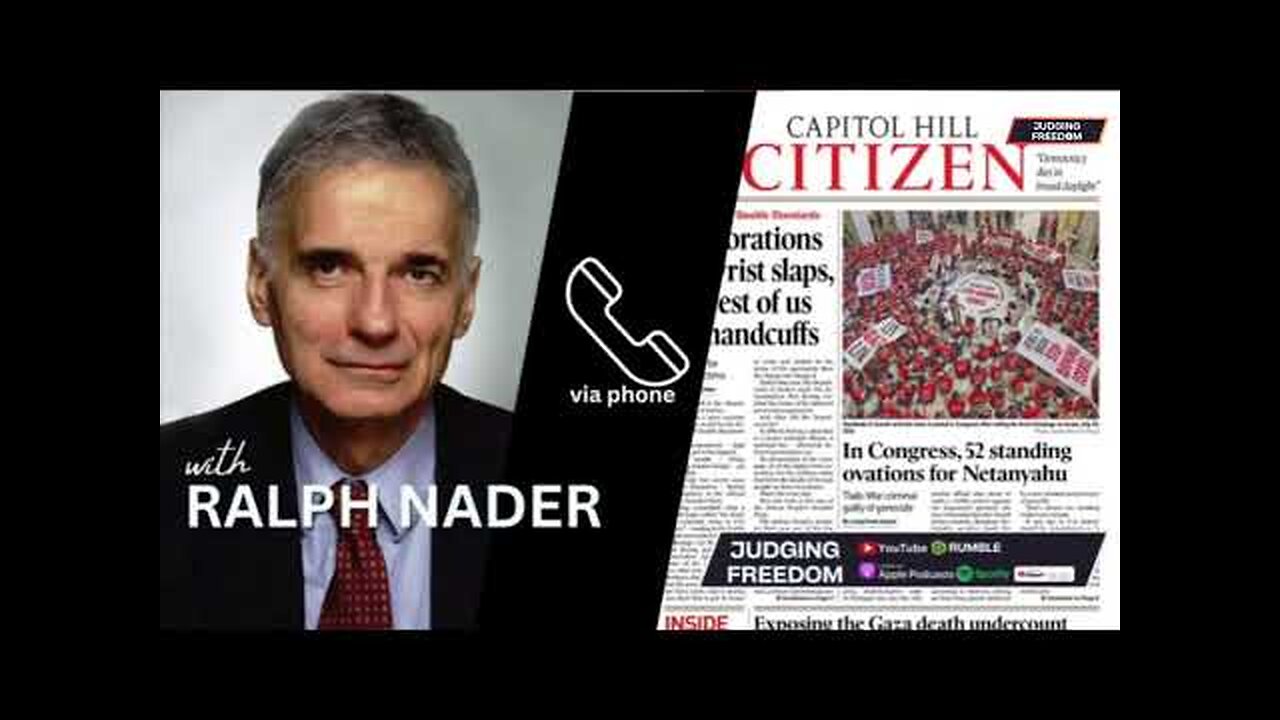 Judge Napolitano - Judging Freedom -Ralph Nader: Slaughter In Gaza