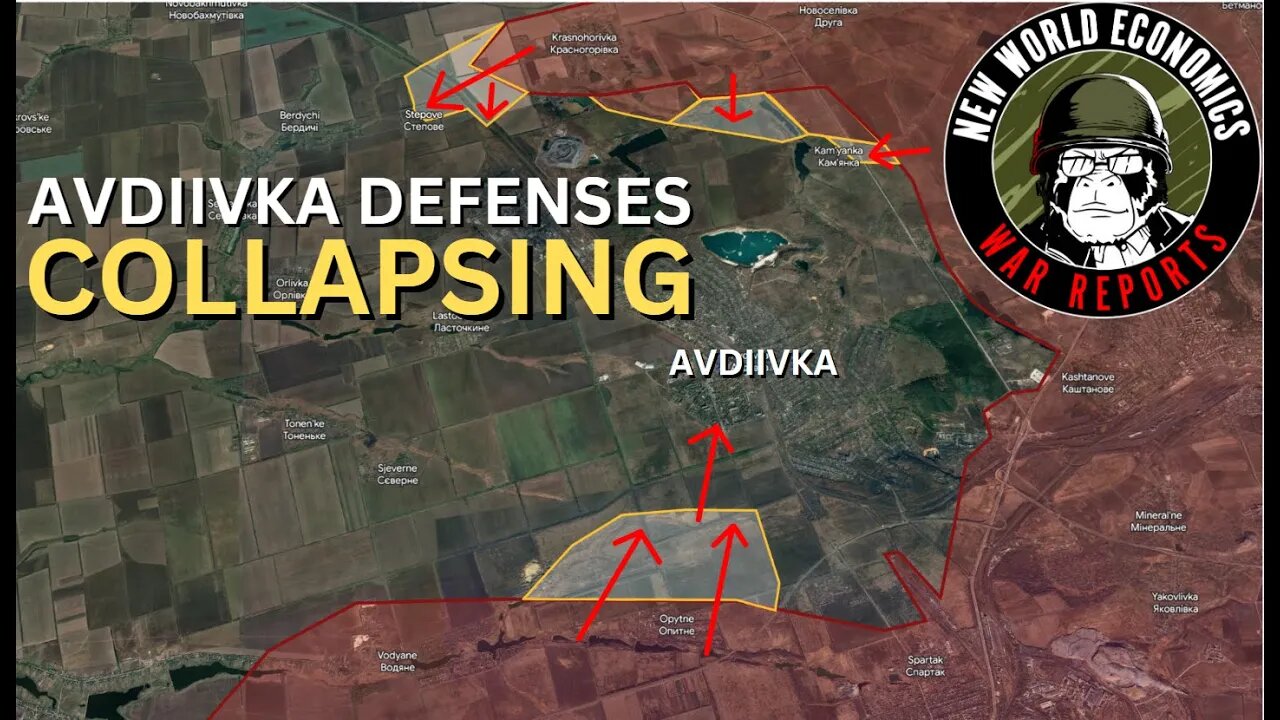 Avdiivka's Defenses are Rapidly Collapsing
