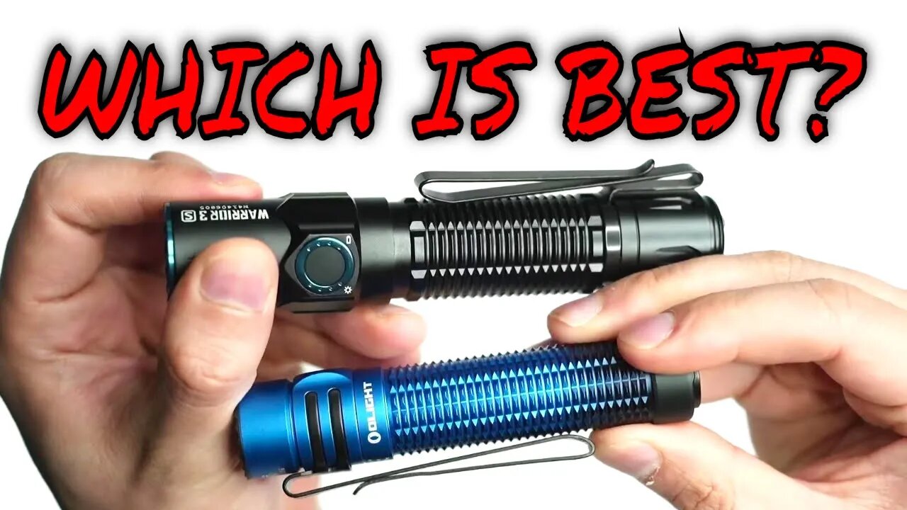 Tactical Flashlight Comparison: Warrior Mini 3 vs. Warrior 3S - Which should you get?