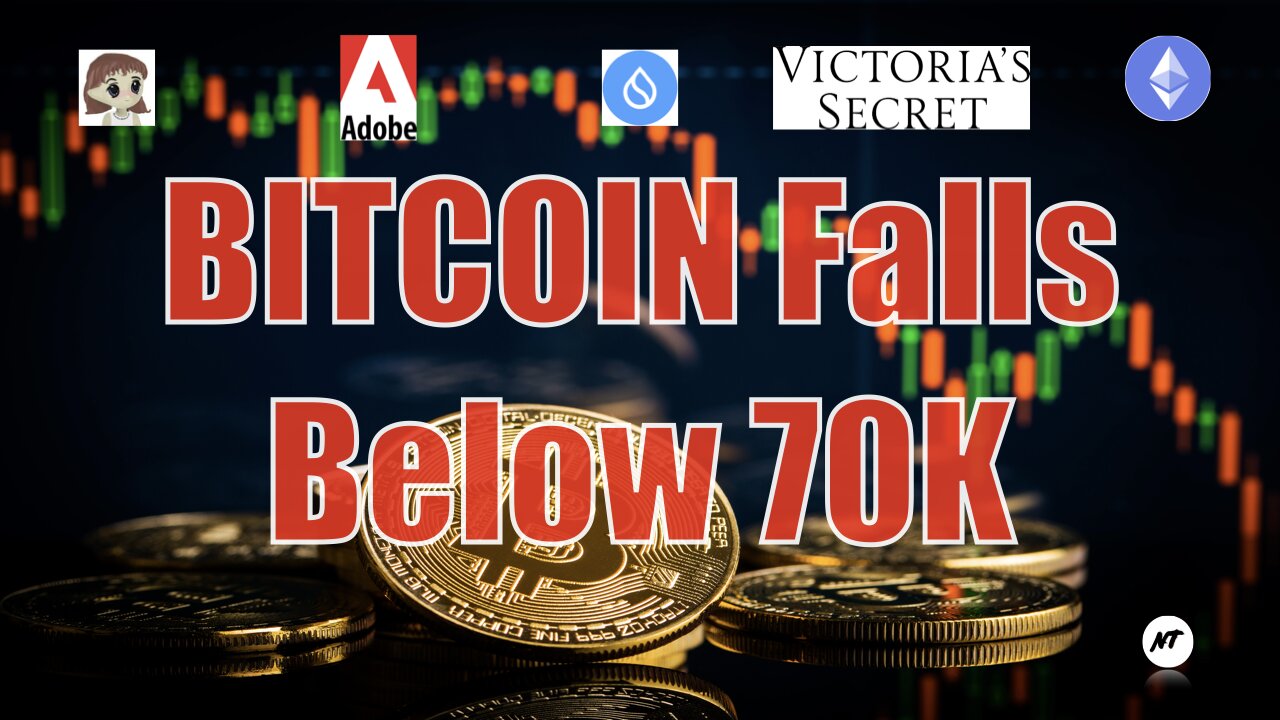 Bitcoin Falls Below 70K | NakedTrader