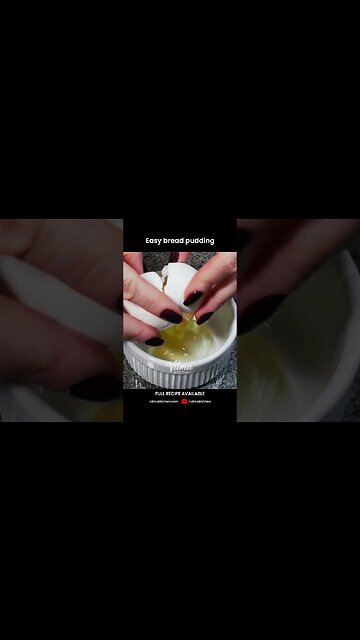 EASY BREAD PUDDING #vilmakitchen