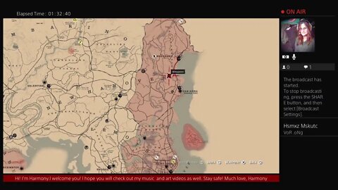 LarrysGirl1965's Live PS4 Broadcast Red Dead Redemption 2 Continued pt 9