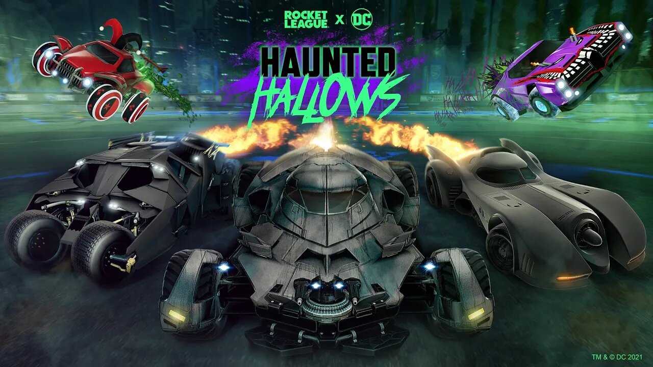 Rocket League Batman Haunted Hallows 2021 Trailer