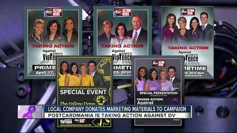 Local company donates marketing materials to campaign