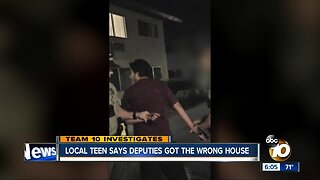 San Diego teen says deputies got wrong home, dragged him away