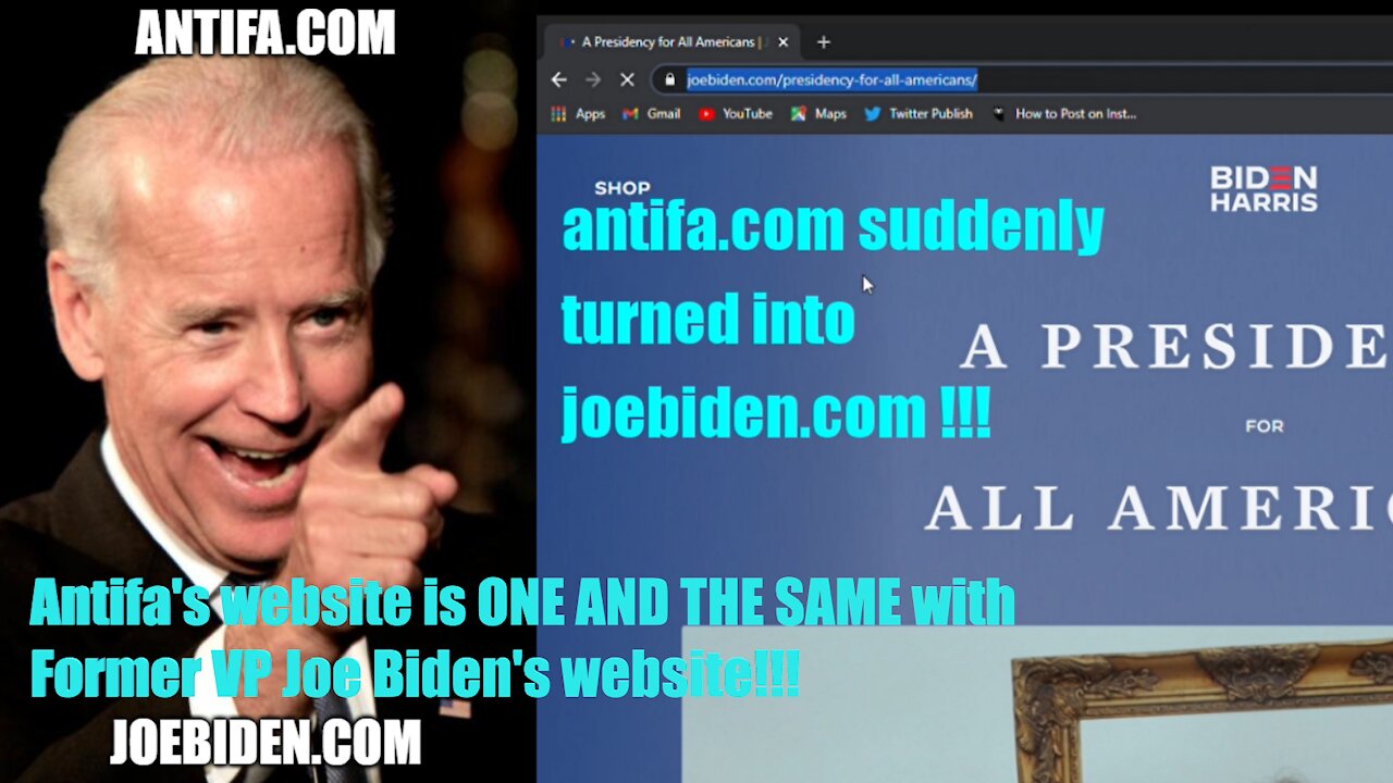 PROOF that joebiden.com is antifa.com (100% TRUE)