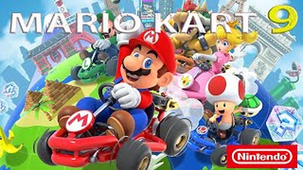 MARIO KART 9 | NINTENDO SWICH | SUPER MARIO BROS KART 8 LIVE | MARIO SMASH | MARIO KART 2023|