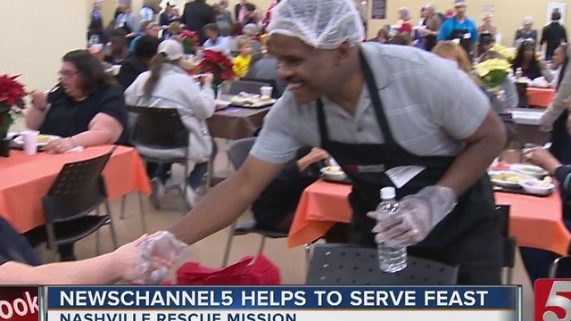 Nashville Rescue Mission Serves Up Thanksgiving Meal