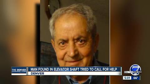 Elderly man found dead in Denver elevator pushed emergency button twice