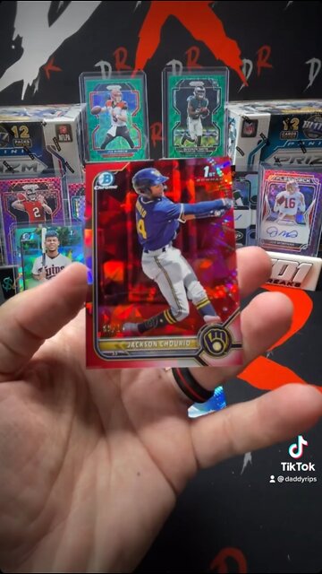 Jackson Chourio Red Sapphire