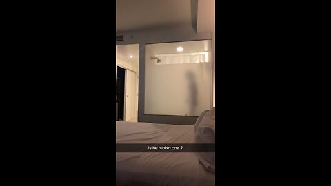 I don’t think he knew you could see through there shower…