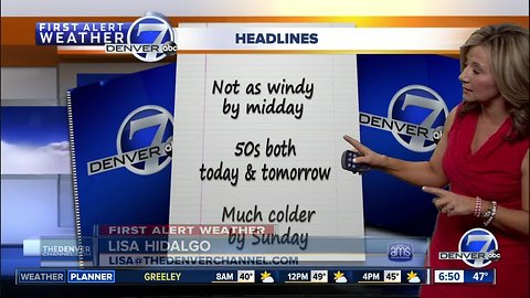 Thursday morning forecast