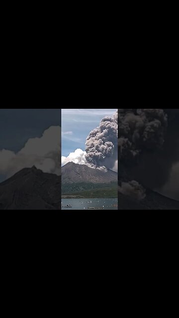 Sakurajima Volcano Erupts In Japan 🌋