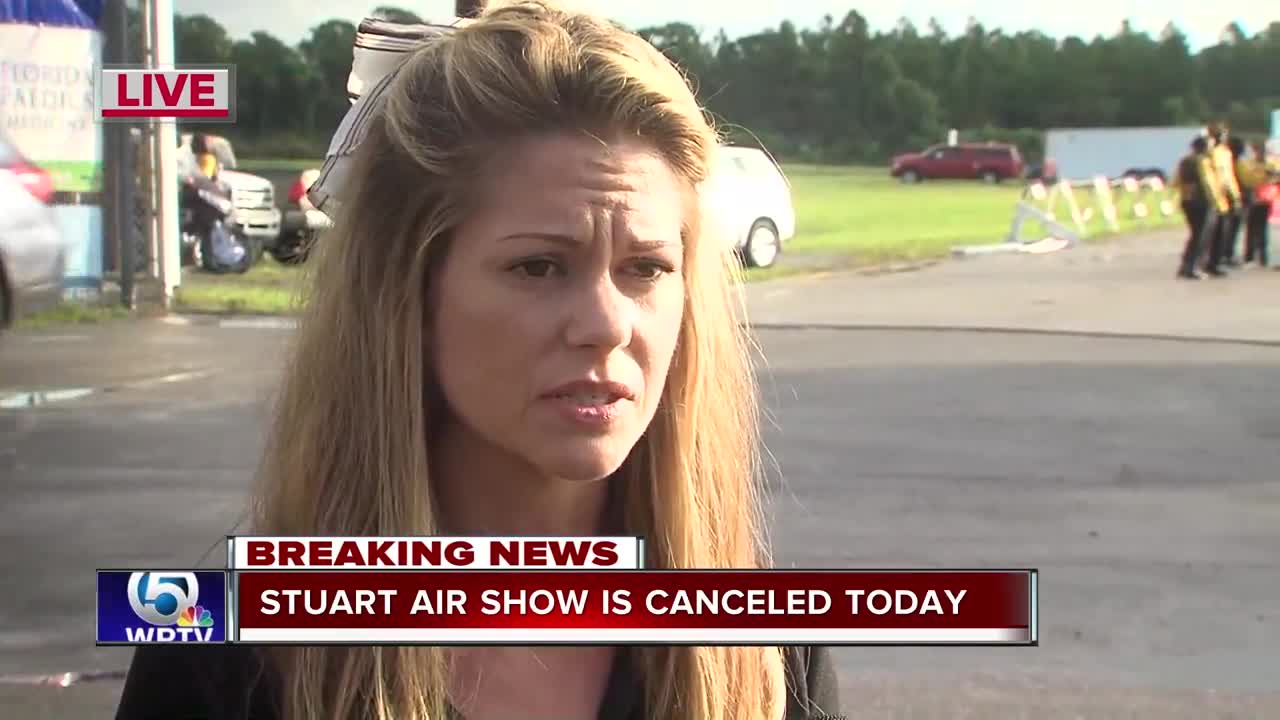 Stuart Air Show organizer discusses Saturday cancellation