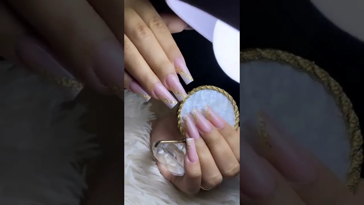 APRENDA ALONGAMENTO DE UNHAS, LINK NA DESCRIÇÃO DO VÍDEO - #shorts #unhasumamor #manicure