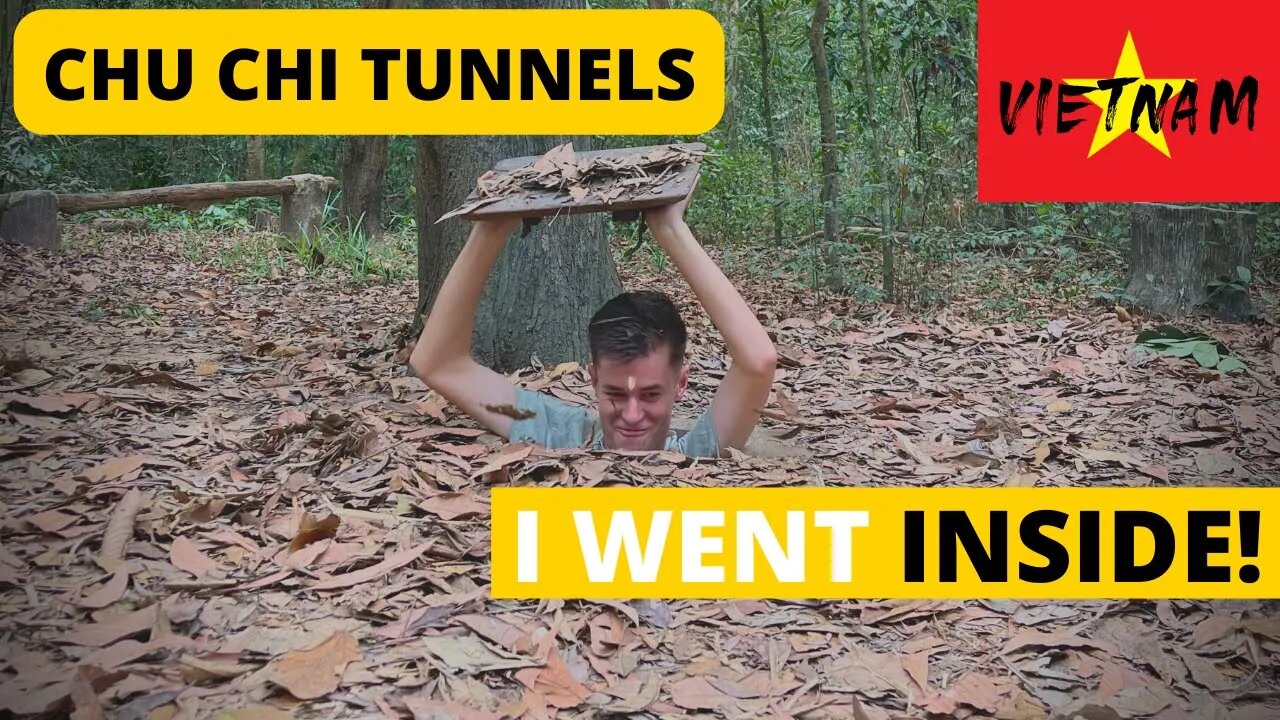 Chu Chi Tunnels (Crawling 40m Underground)