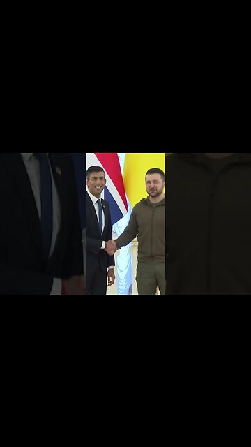Rishi Sunak visits President Zelenskyy in Ukraine #shorts