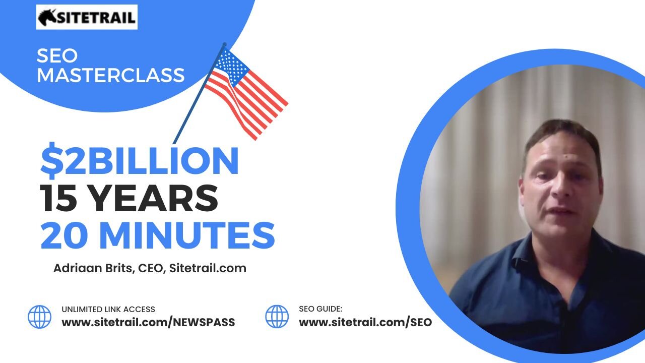 SEO Course By Sitetrail: $20 Billion in Client Revenue, 15 Years, All in 20 Minutes