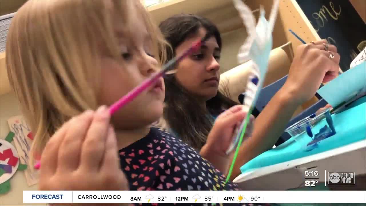 Tampa's WestShore Plaza gets an affordable pop-up day camp for toddlers called 'Camp Doublemint'