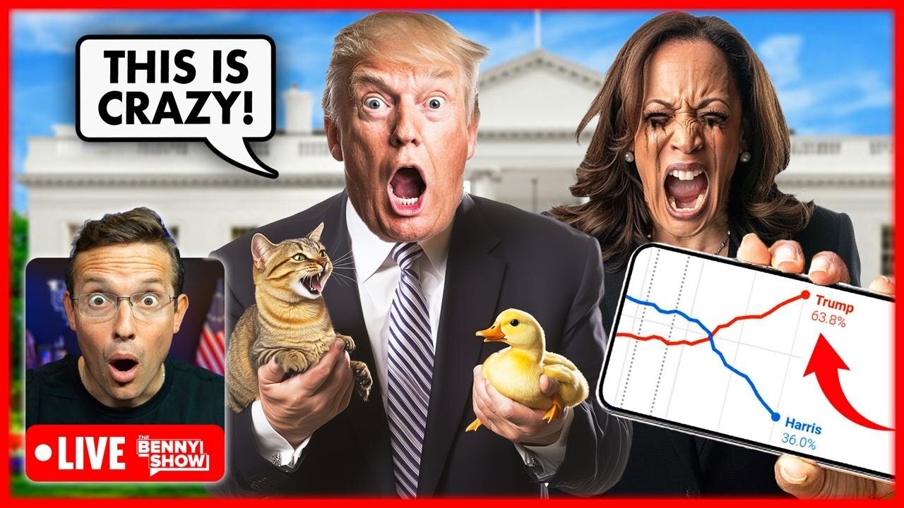 Migrants EATING Pet CATS and DUCKS?! | Kamala TANKS in Polls Before Debate as Trump SURGES 📈