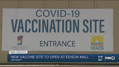 Lee County vaccination site moved today