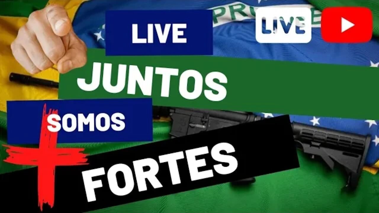 Live das Armas e Equipamentos. Vem bater papo com a gente