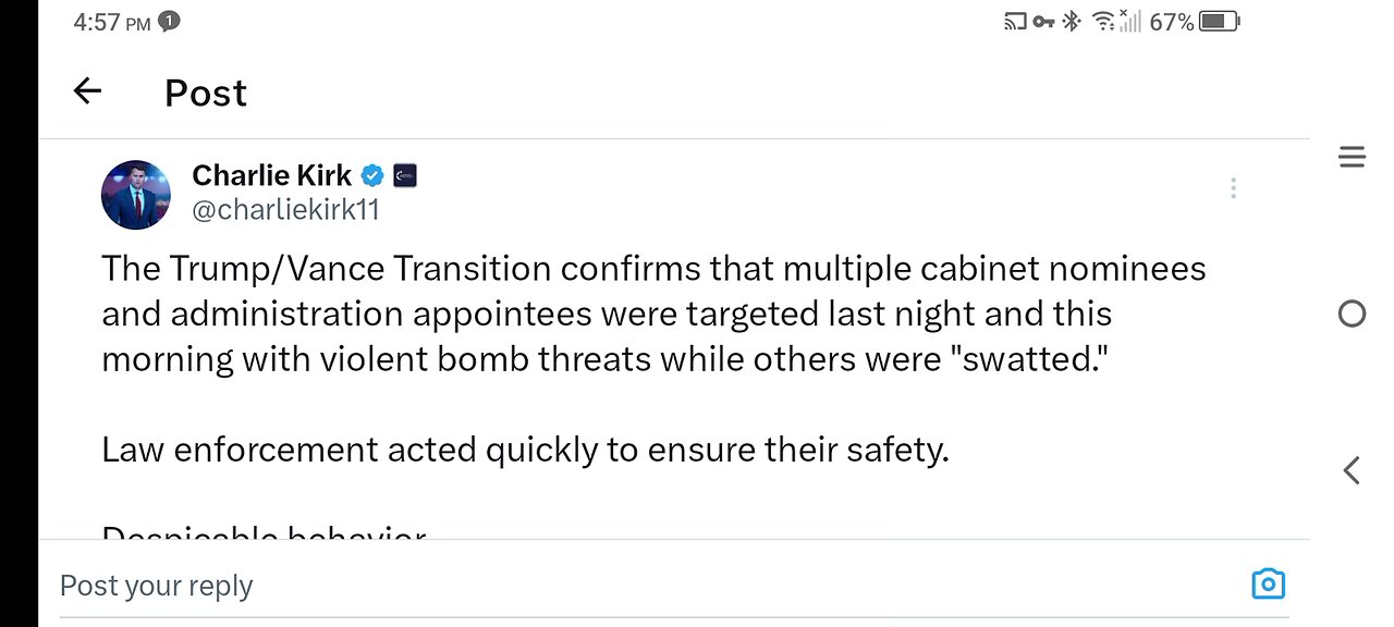Trump's whole cabinet threatened.