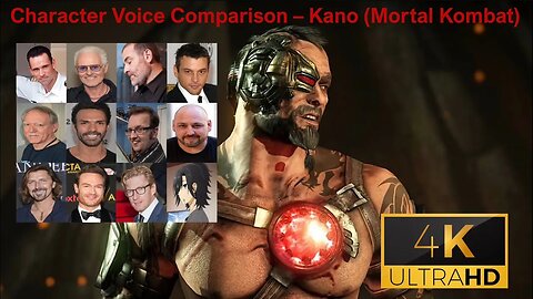 Character Voice Comparison - Kano (Mortal Kombat)