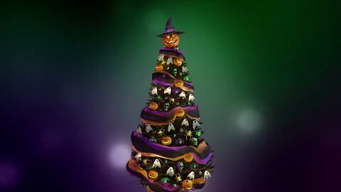 Little Halloween Christmas Tree