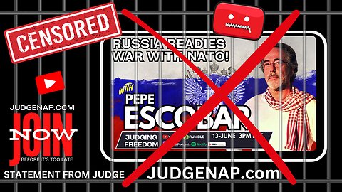 CENSORED Re-Cast: Russia Readies War With NATO w/ Pepe Escobar - June 13, 2024