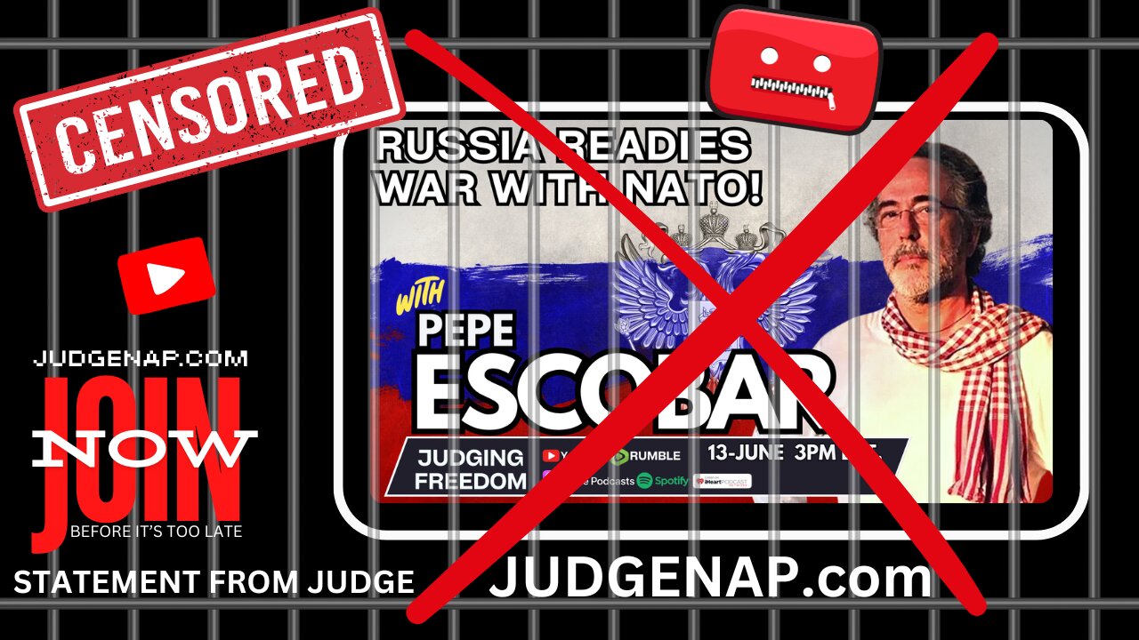 CENSORED Re-Cast: Russia Readies War With NATO w/ Pepe Escobar - June 13, 2024